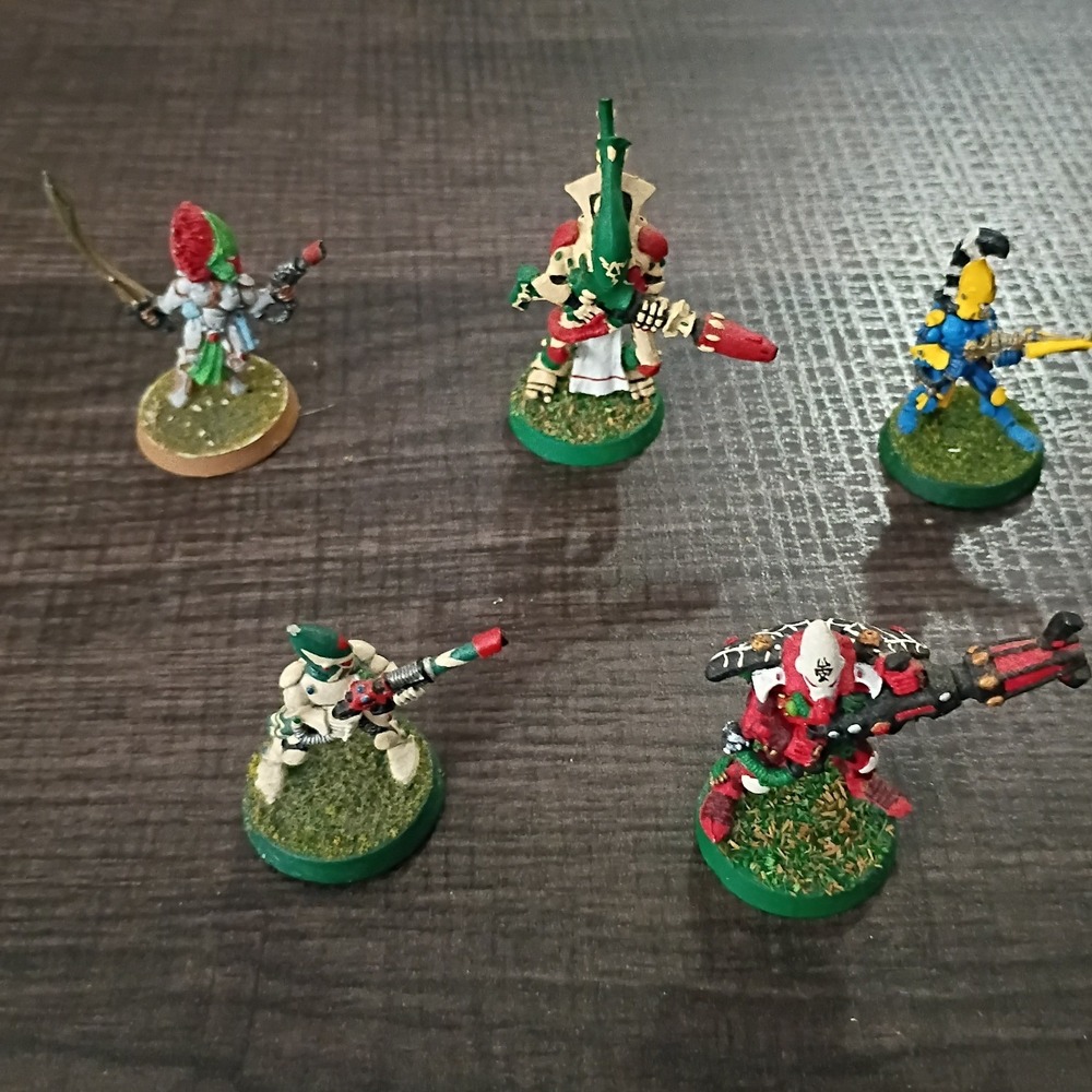 Warhammer 40k Eldar Aeldari Metal Miniatures Lot Painted 2003 Games Workshop